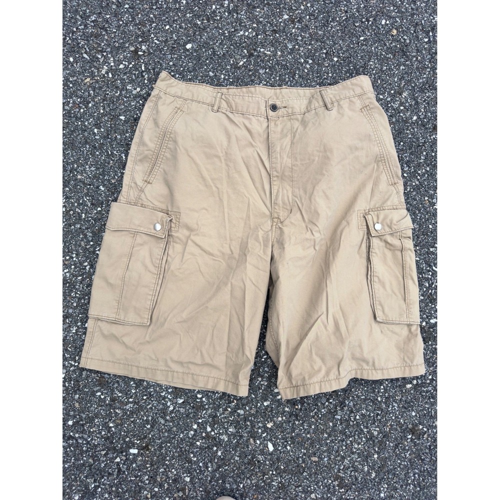 Levis Mens Tan Khaki Ripstop Cargo Shorts Size 36 13581-0011